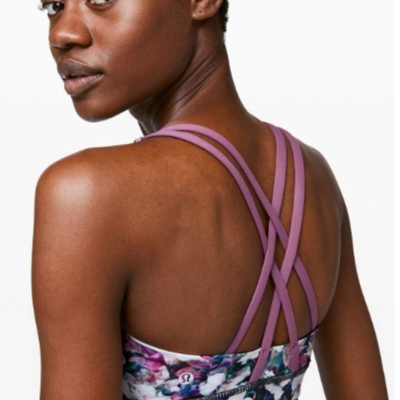 Lululemon Floral Energy Bra Size 4 - Picture 6 of 6